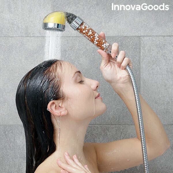 Daugiafunkcinis dušas su aromaterapija ir mineralais shosence InnovaGoods kaina ir informacija | Maišytuvų ir dušų priedai | pigu.lt