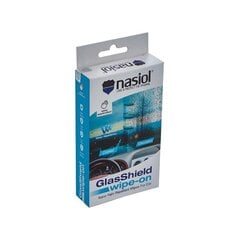 Priekinių stiklų nanoprotekcinių servetėlių rinkinys Nasiol GlasShield 1 vnt. kaina ir informacija | Autochemija | pigu.lt