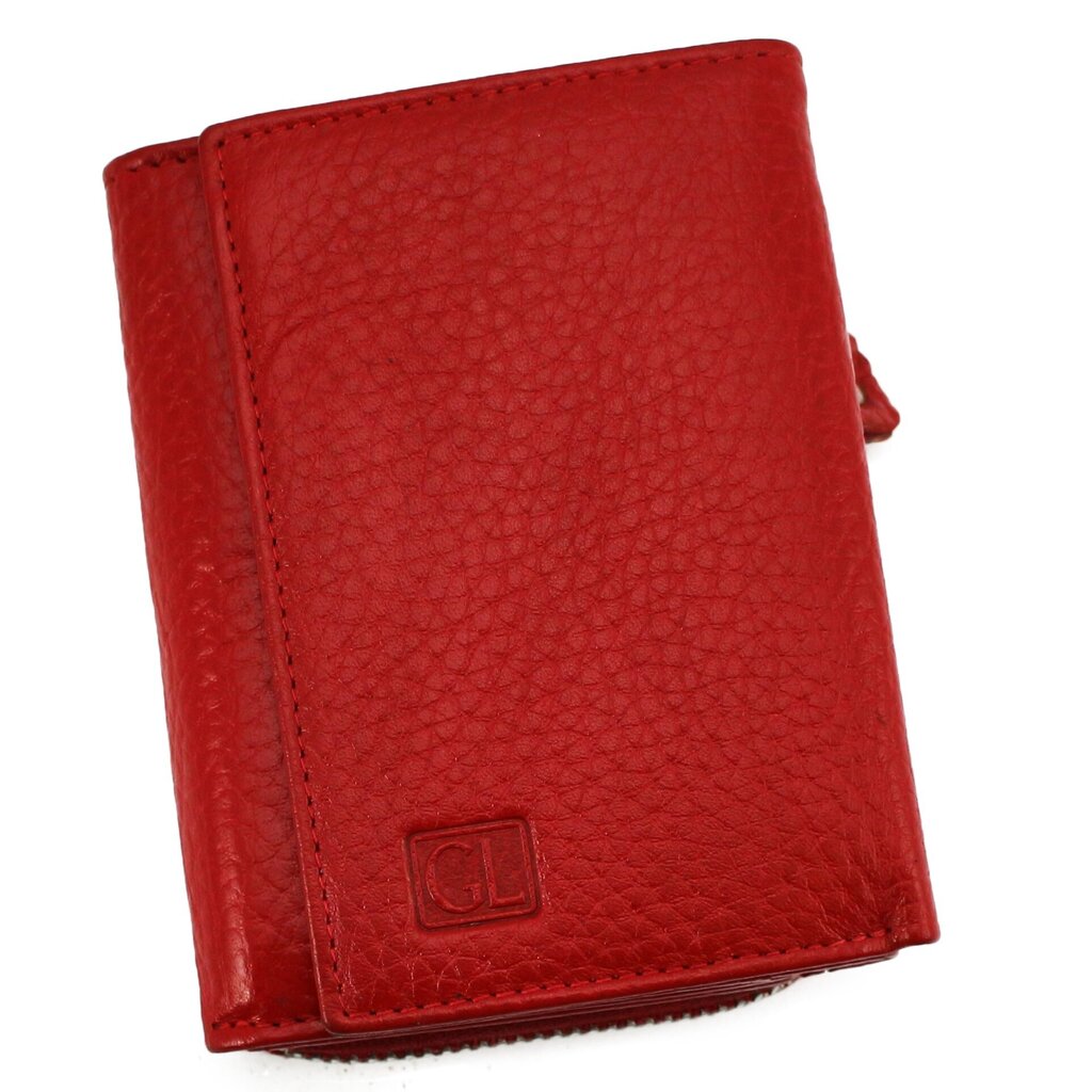 Piniginė Genuine Leather 811RED kaina ir informacija | Piniginės, kortelių dėklai moterims | pigu.lt