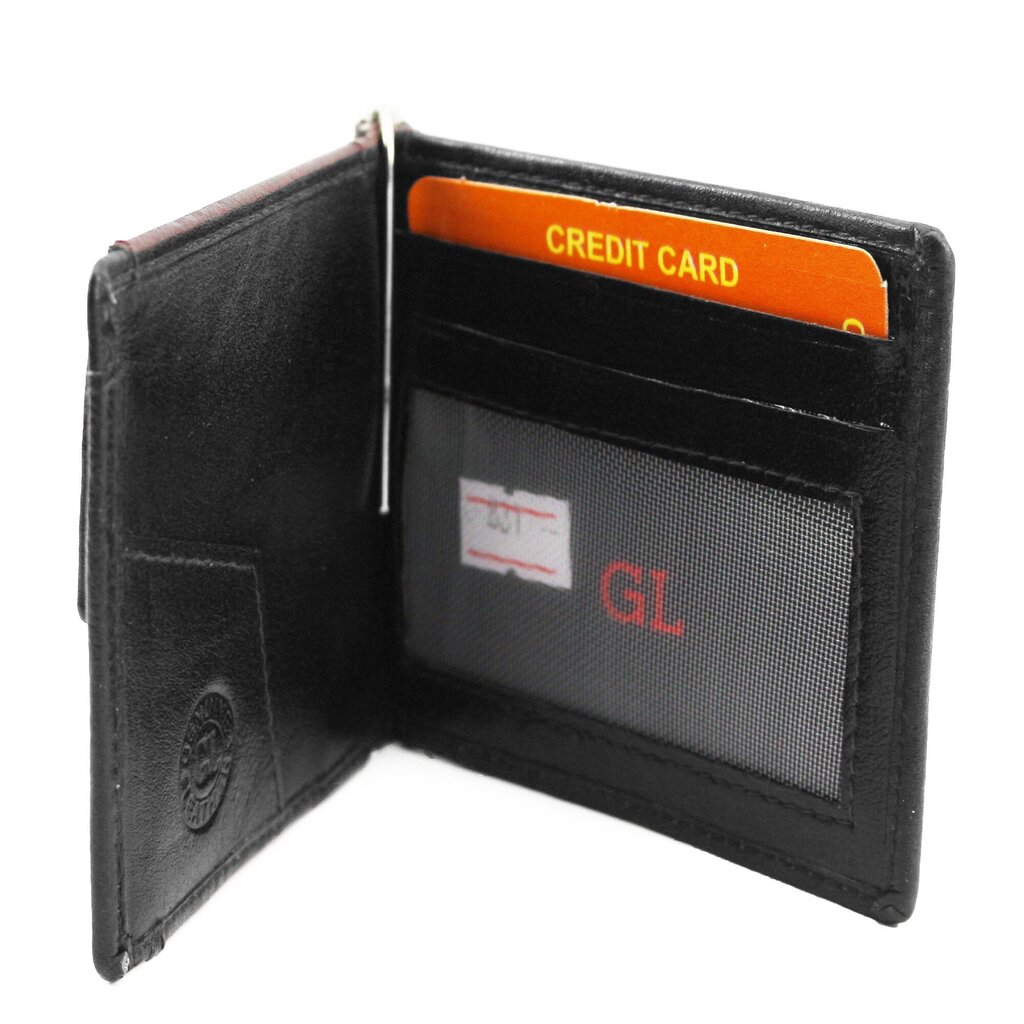 Piniginė GENUINE LEATHER 831BL kaina ir informacija | Vyriškos piniginės, kortelių dėklai | pigu.lt