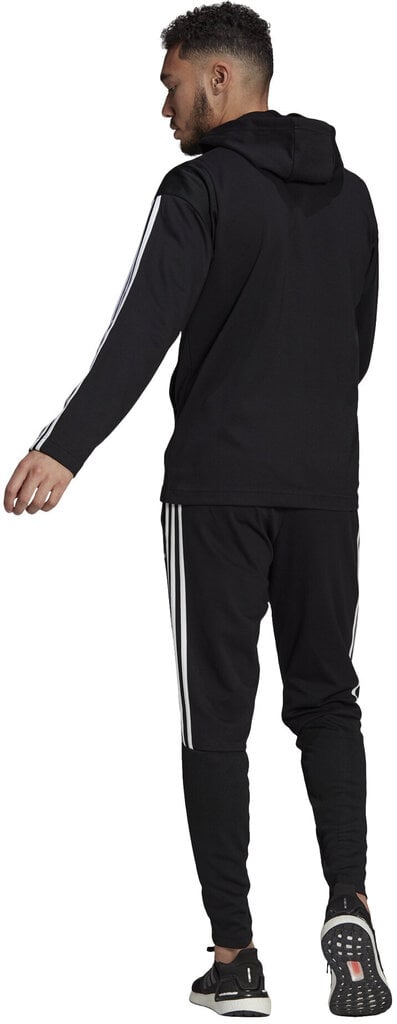 Sportinis kostiumas vyrams Adidas M Rib Tracksuit Black, juodas kaina ir informacija | Sportinė apranga vyrams | pigu.lt