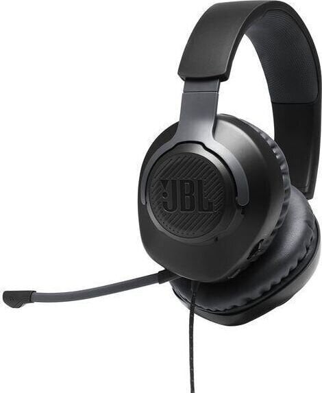 JBL Quantum 100 JBLQUANTUM100BLK kaina ir informacija | Ausinės | pigu.lt