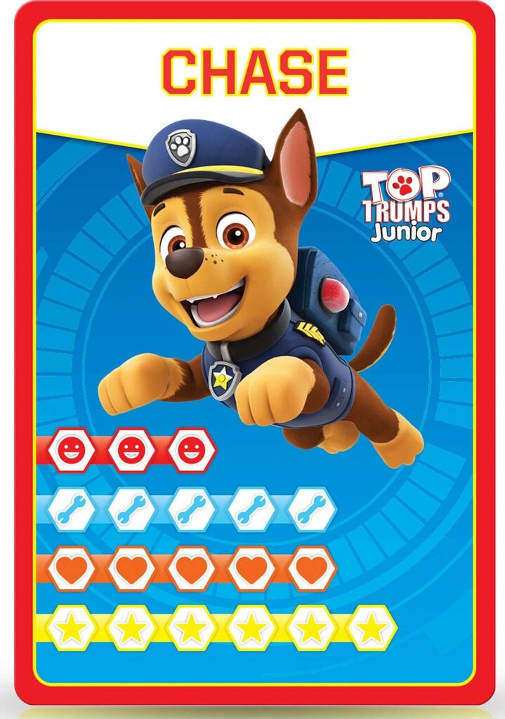 Kortų žaidimas dėžėje Šunyčiai patruliai (Paw Patrol) Top Trumps цена и информация | Stalo žaidimai, galvosūkiai | pigu.lt