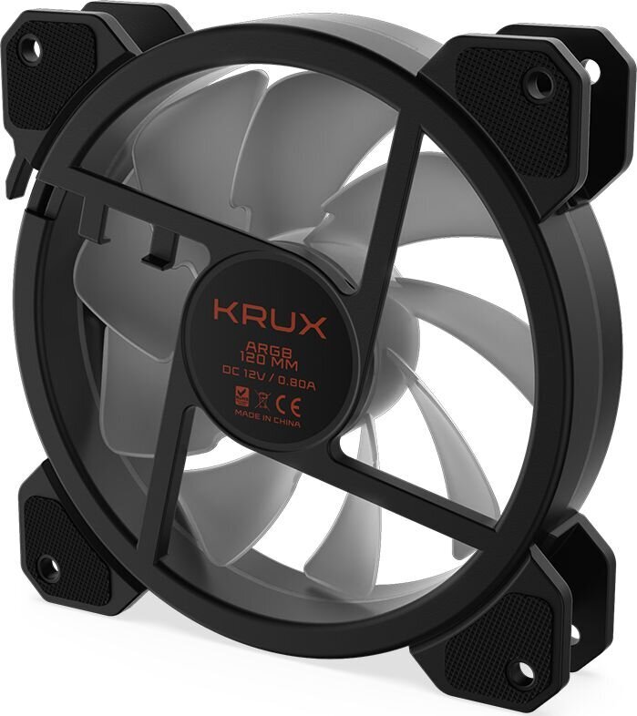 Krux Lunar 120 ARGB (KRX0067) kaina ir informacija | Kompiuterių ventiliatoriai | pigu.lt