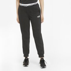 Спортивные штаны для взрослых Puma ESS+ Embroidery High-Waist Женщина Чёрный цена и информация | Спортивная одежда для женщин | pigu.lt