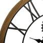 Metalinis / medinis sieninis laikrodis Vintage 70cm kaina ir informacija | Originalūs laikrodžiai | pigu.lt