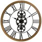 Metalinis / medinis sieninis laikrodis Vintage 70cm цена и информация | Originalūs laikrodžiai | pigu.lt
