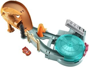 Комплект для мини-автомобилей V8 трасса кафе Fisher Price Молния Маквин (Cars), GTK92 цена и информация | Игрушки для мальчиков | pigu.lt
