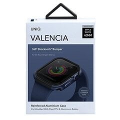 UNIQ etui Valencia AirPods Pro czarny|midnight black Antimicrobial цена и информация | Аксессуары для смарт-часов и браслетов | pigu.lt