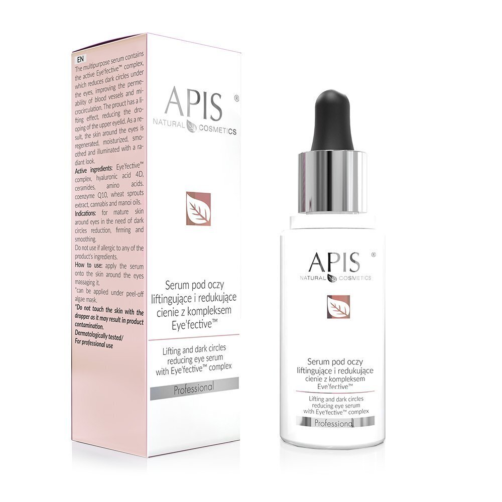 Paakių serumas Apis Eye'fective™, 30 ml kaina ir informacija | Paakių kremai, serumai | pigu.lt