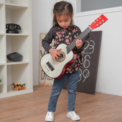 Medinė vaikiška gitara New Classic Toys 10304 kaina ir informacija | Lavinamieji žaislai | pigu.lt