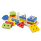 Medinė formelių rūšiuoklė - Geometrinis dėliojimo galvosūkis, New Classic Toys 10500 kaina ir informacija | Lavinamieji žaislai | pigu.lt