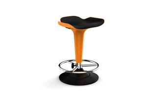 Baro-pusbario kėdė, oranžinė kaina ir informacija | Virtuvės ir valgomojo kėdės | pigu.lt