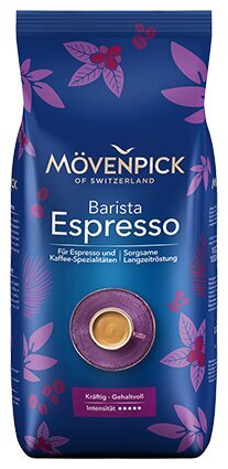 Movenpick Espresso Kavos pupelės, 1 kg kaina ir informacija | Kava, kakava | pigu.lt