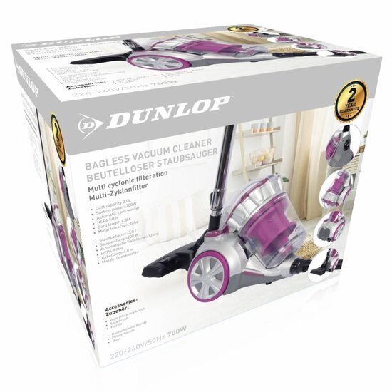 Dunlop Ciclonique kaina ir informacija | Dulkių siurbliai | pigu.lt