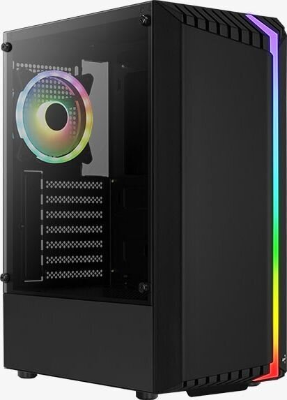 AEROCOOL PGS BIONIC-G-BK-v2 RGB kaina ir informacija | Korpusai | pigu.lt