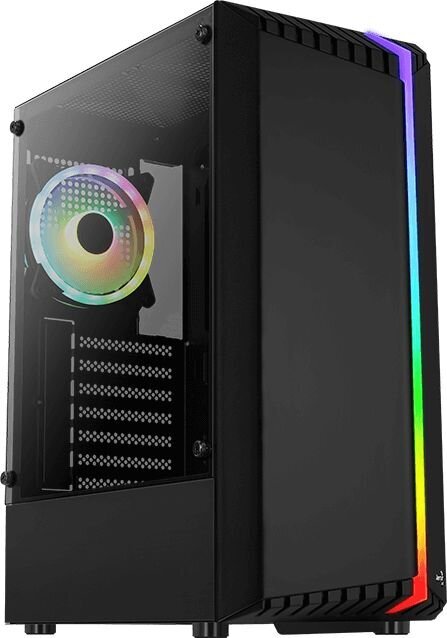 AEROCOOL PGS BIONIC-G-BK-v2 RGB kaina ir informacija | Korpusai | pigu.lt