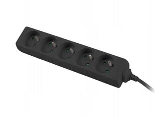 LANBERG power strip 1m 5 sockets for UPS цена и информация | Удлинители | pigu.lt