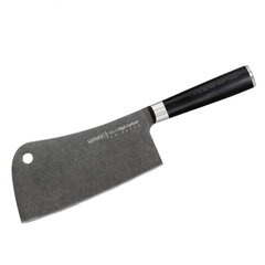 Топорик для рубки Samura MO-V Stonewash 7.0''/180 мм из AUS 8 японской из стали 59 HRC цена и информация | Ножи и аксессуары для них | pigu.lt