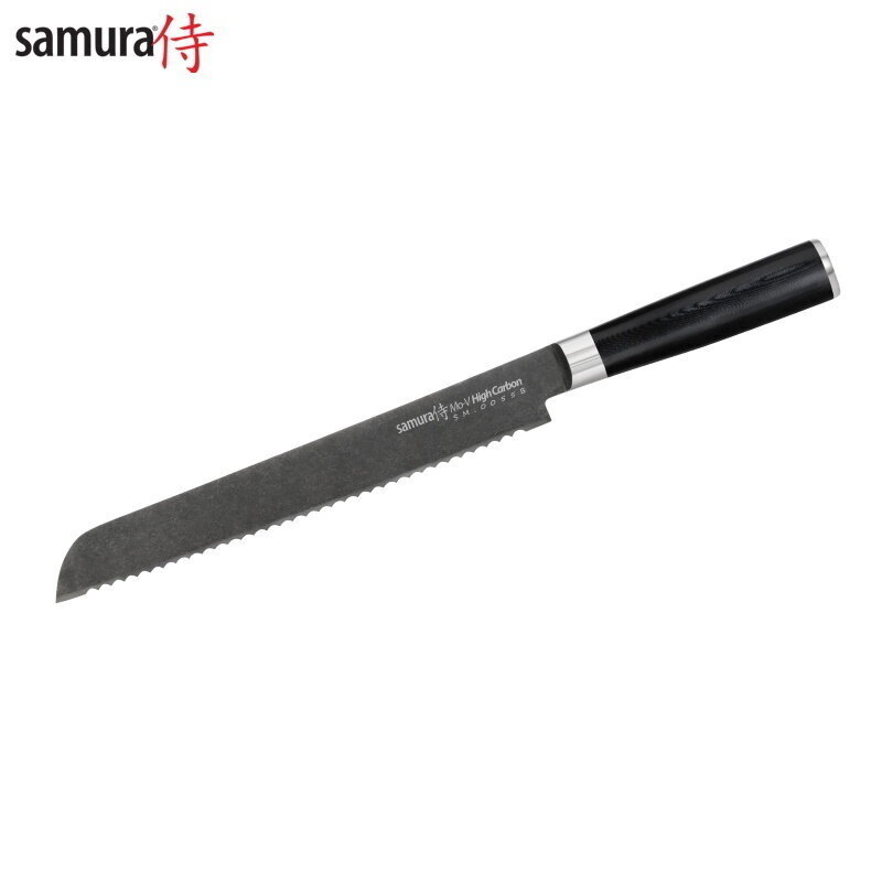 Samura MO-V Stonewash duonos peilis, 23 cm kaina ir informacija | Peiliai ir jų priedai | pigu.lt