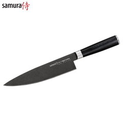 Универсальный нож Samura MO-V Stonewash 200 мм из AUS 8 японской из стали 59 HRC цена и информация | Ножи и аксессуары для них | pigu.lt