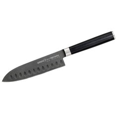 Samura MO-V Stonewash Большой сантоку 5.4''/138mm. 59HRC. из AUS 8 Японской из стали 59 HRC цена и информация | Ножи и аксессуары для них | pigu.lt