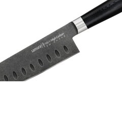 Samura MO-V Stonewash Santoku peilis, 18 cm kaina ir informacija | Peiliai ir jų priedai | pigu.lt