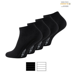 Мужские короткие спортивные носки Vincent Creation, 4 пары, черные цена и информация | Мужские носки | pigu.lt