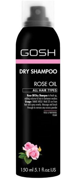 Sausas šampūnas Gosh Rose Oil 150 ml цена и информация | Šampūnai | pigu.lt