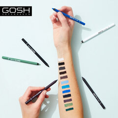 Карандаш для глаз Gosh Matte Eyeliner №002 Матовый черный, 1,2 г цена и информация | Тушь, средства для роста ресниц, тени для век, карандаши для глаз | pigu.lt