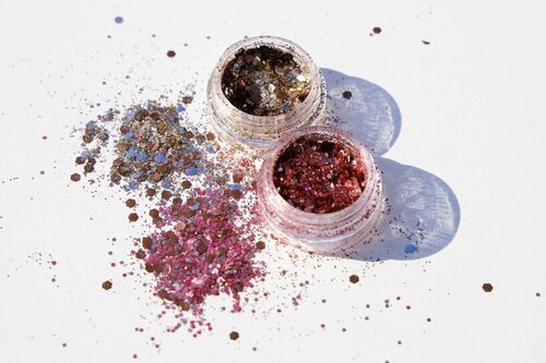 Блеск для лица G Beauty Lab Glitter Smoky Quartz & Pink Zircon, 2 шт. цена и информация | Тушь, средства для роста ресниц, тени для век, карандаши для глаз | pigu.lt