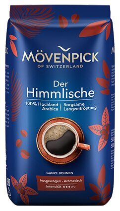 Movenpick Der Himmlische Kavos pupelės, 1 kg kaina ir informacija | Kava, kakava | pigu.lt