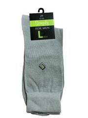 Vyriškos medvilninės kojinės su dizainu, pilkos kaina ir informacija | Vyriškos kojinės | pigu.lt