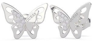 Роскошные серьги с бабочкой Guess UBE70184 цена и информация | Серьги | pigu.lt