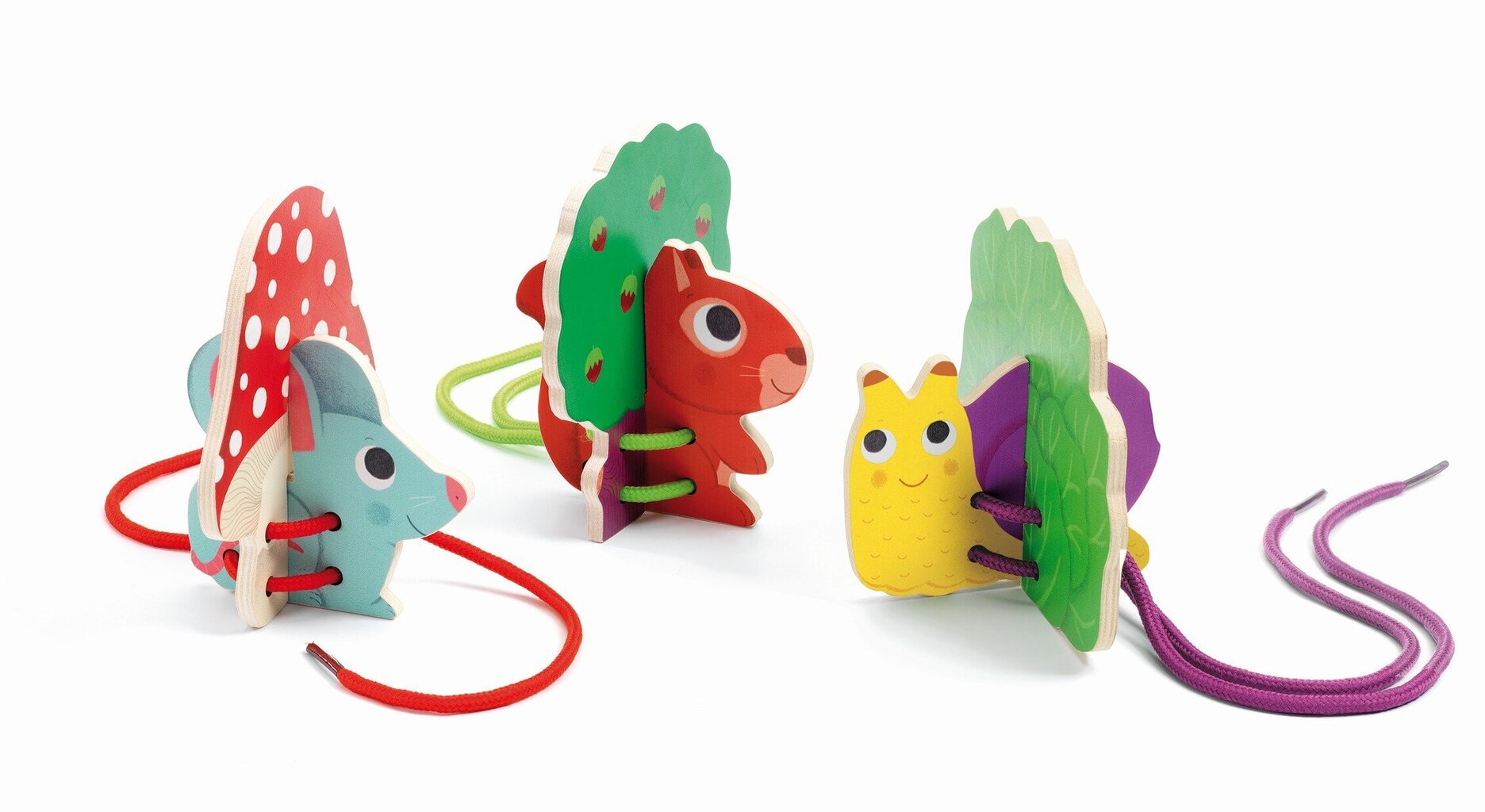 Varstymo žaislas su miško gyvūnais Djeco, DJ01674 kaina ir informacija | Žaislai kūdikiams | pigu.lt