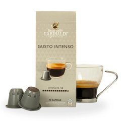 Кофейные капсулы Gran Caffe Garibaldi - Gusto Intenso, для кофемашин Nespresso®, 10 шт. цена и информация | Кофе, какао | pigu.lt