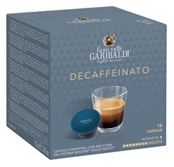 Gran Caffe Garibaldi - Decaffeinato, 16 vnt. Dolce Gusto aparatams tinkamų kapsulių kaina ir informacija | Kava, kakava | pigu.lt