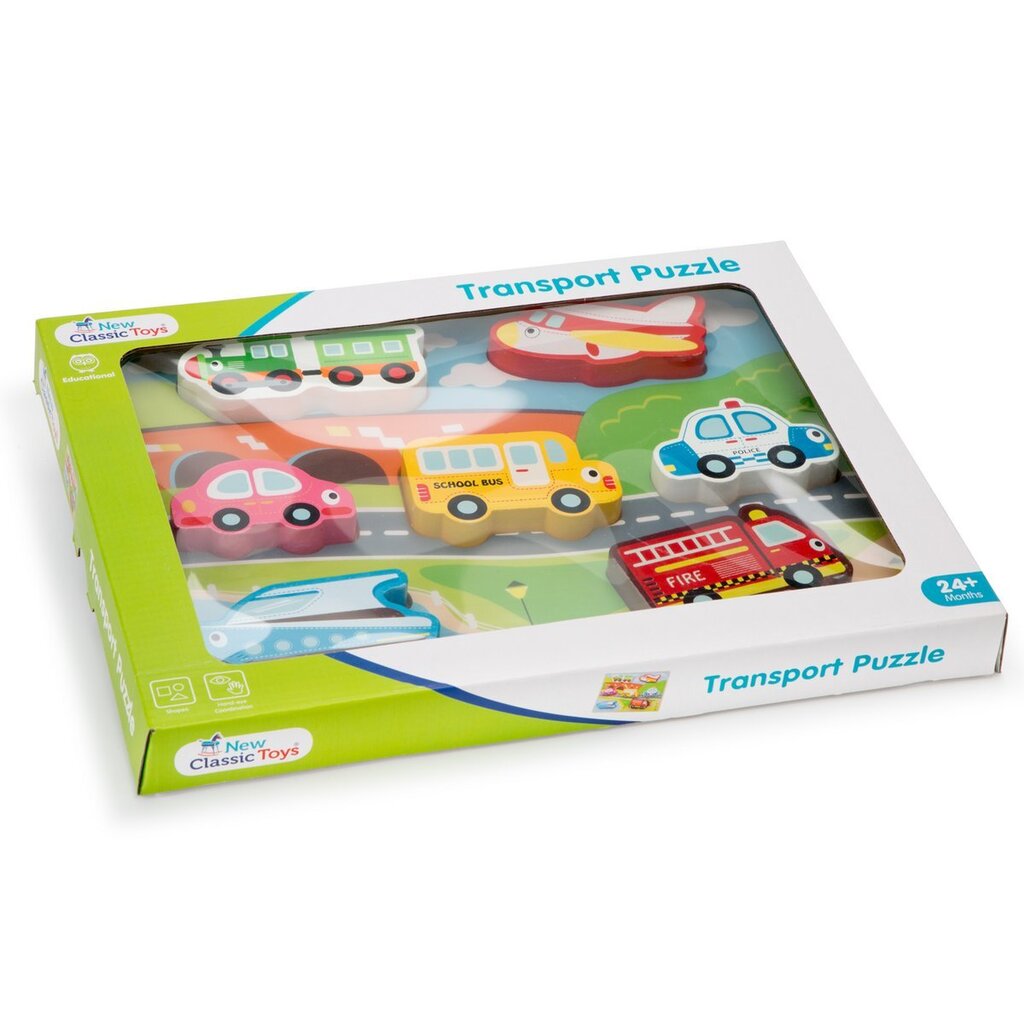 Dėlionė Transportas 10520 New Classic Toys kaina ir informacija | Lavinamieji žaislai | pigu.lt