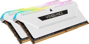 Corsair Vengeance RGB PRO SL, DDR4, 32 GB, 3200MHz, CL16 (CMH32GX4M2E3200C16W) kaina ir informacija | Operatyvioji atmintis (RAM) | pigu.lt