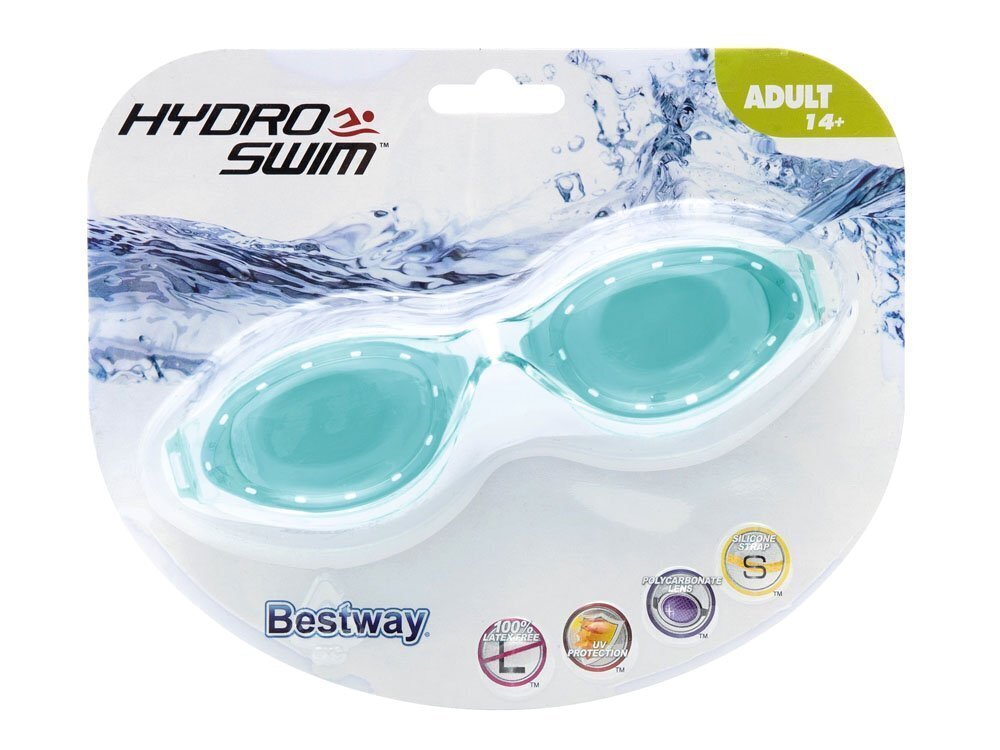 Plaukimo akiniai Bestway "Hydro-Swim ™", žali цена и информация | Plaukimo akiniai | pigu.lt