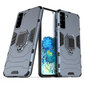 Ring Armor Case Kickstand Tough Rugged Cover, skirtas Samsung Galaxy S21+ 5G (S21 Plus 5G), mėlynas kaina ir informacija | Telefono dėklai | pigu.lt