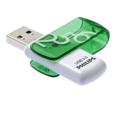 PHILIPS USB 3.0 FLASH DRIVE VIVID EDITION, 256GB, зелёная цена и информация | Philips Накопители данных | pigu.lt