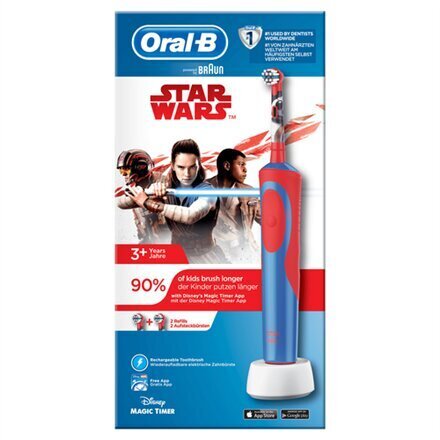 Oral-B D12.523.1K StarWars kaina ir informacija | Elektriniai dantų šepetėliai | pigu.lt