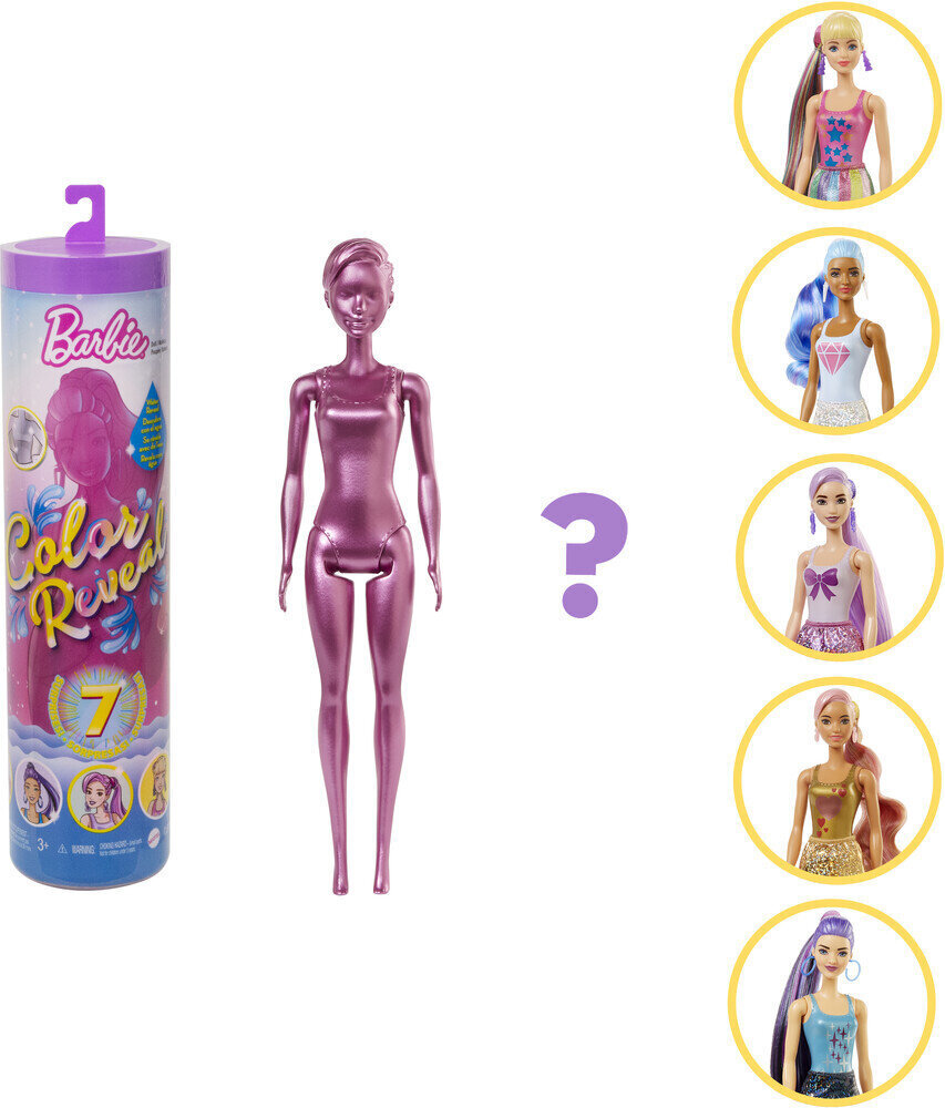 Lėlės Barbie® Color Reveal™ rinkinys, Shimmer serija, GTR93 kaina ir informacija | Žaislai mergaitėms | pigu.lt