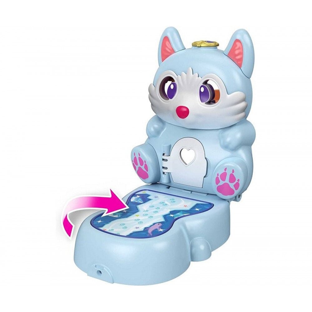 Žaislinių gyvūnėlių namelis Polly Pocket Flip Find Arctic Fox kaina ir informacija | Žaislai mergaitėms | pigu.lt