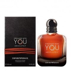 Kvapusis vanduo Armani Stronger With You Absolutely EDP vyrams, 100ml цена и информация | Giorgio Armani Духи | pigu.lt