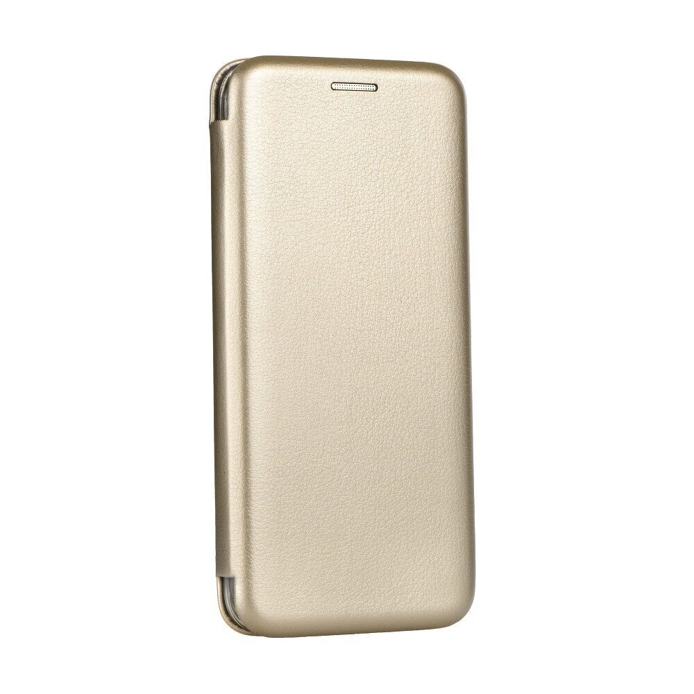 Telefono dėklas Elegance book, skirtas Samsung Galaxy A42 5G, aukso spalvos kaina ir informacija | Telefono dėklai | pigu.lt