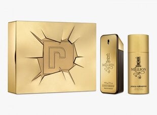 Rinkinys Paco Rabanne 1 Million: EDT vyrams 100 ml + dezodorantas 150 ml kaina ir informacija | Paco Rabanne Kvepalai, kosmetika | pigu.lt