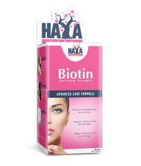 Haya Labs Biotin (биотин) 100 табл. цена и информация | Витамины | pigu.lt