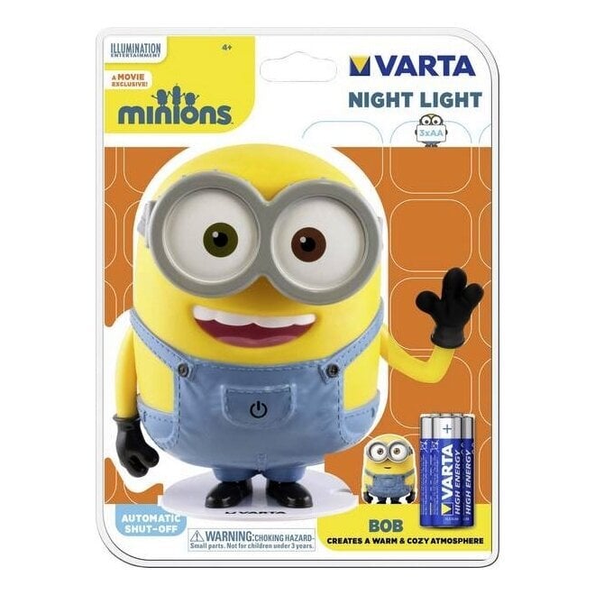 Naktinis šviestuvas Minions Night Varta цена и информация | Vaikiški šviestuvai | pigu.lt